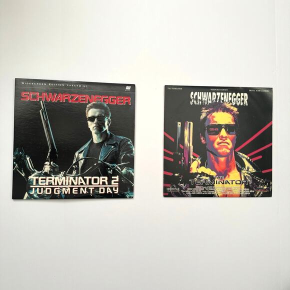 The Terminator LaserDisc Widescreen Terminator 2 Judgement Day Bundle - Picture 1 of 10